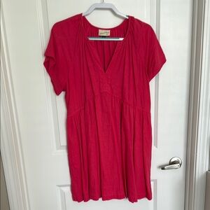 Universal Thread Red V-Neck Tunic